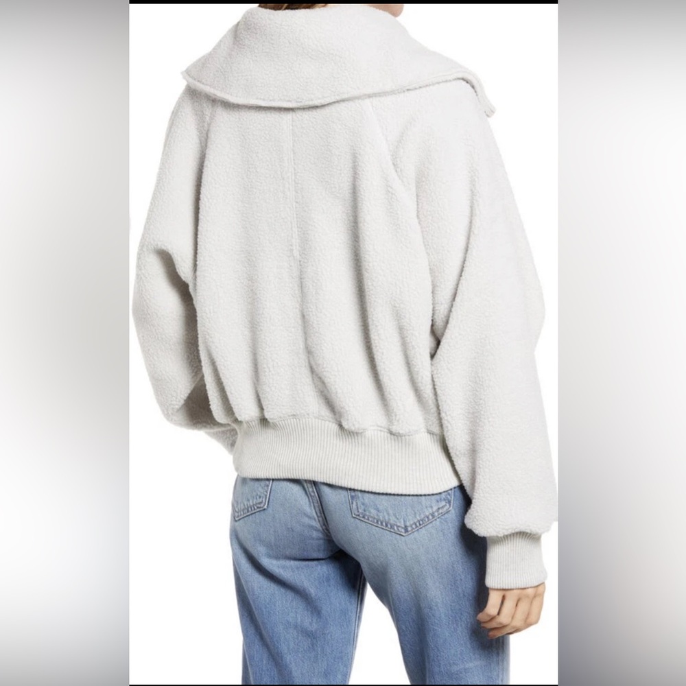 We the Free People Shasta Cardi Jacket in Morning Fog Size XL Revolve - Picture 3 of 5